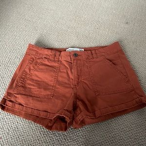 Burnt orange shorts